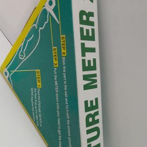 Wall mounted height meter