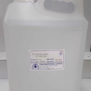 De-ionized Water 5L