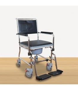 ALUMINIUM COMMODE WHEELCHAIR SN692